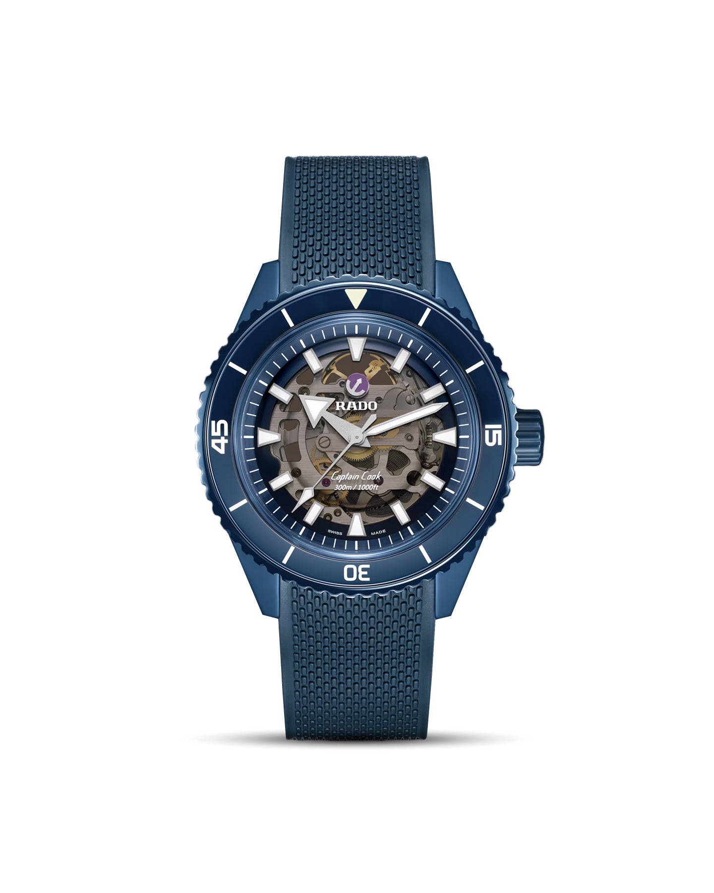 Rado Captain Cook High Tech Ceramic Skeleton R32153209 – Marc Samuels