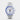 2015 Rolex Yacht-Master II 116680 regatta chronograph watch featuring a white dial, blue ceramic Ring Command bezel, and steel Oyster bracelet isolated on a light gray background
