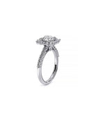 Verragio Renaissance Cushion Platinum Engagement Ring | Marc Samuels Dallas