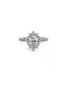 Verragio Renaissance Oval Platinum Engagement Ring | Marc Samuels Dallas