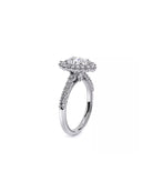 Verragio Renaissance Pear Platinum Engagement Ring | Marc Samuels Dallas