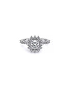 Verragio Renaissance Princess Platinum Engagement Ring | Marc Samuels Dallas