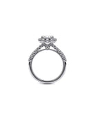 Verragio Renaissance Princess Platinum Engagement Ring | Marc Samuels Dallas