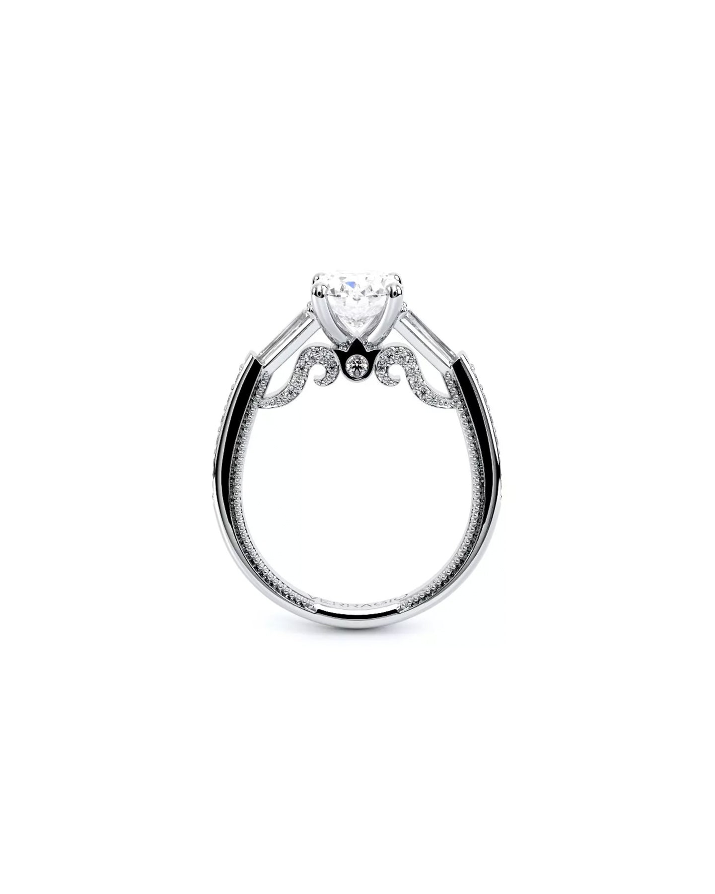 Insignia Oval Engagement Ring Platinum | Marc Samuels Dallas