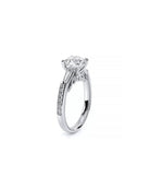 Verragio Insignia Round Engagement Ring Platinum | Marc Samuels Dallas