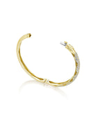 Tacori Full Diamond Bangle Yellow Gold | Marc Samuels Dallas