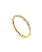 Tacori Full Diamond Bangle Yellow Gold | Marc Samuels Dallas