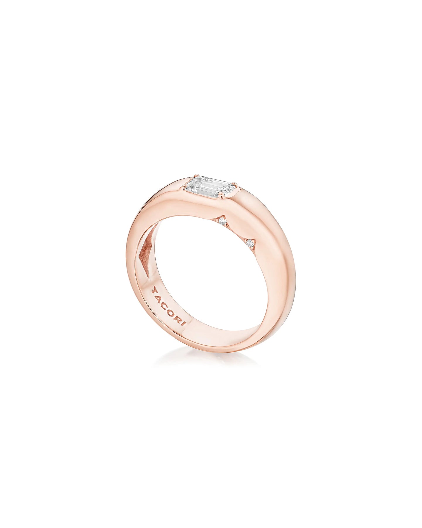 Tacori Domed Diamond Ring Rose Gold | Marc Samuels Dallas