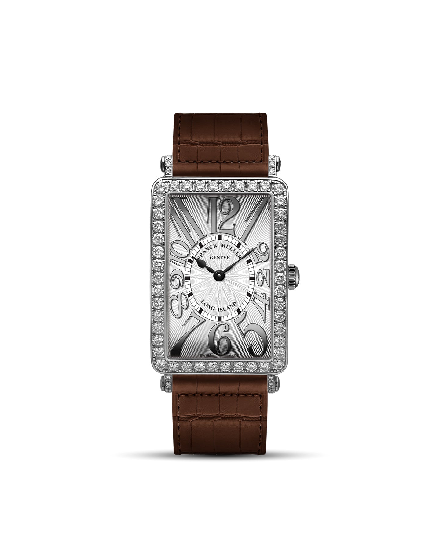 Brown Diamond Bezel Franck Muller Classic 1002QZD1RRELACE