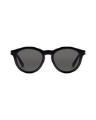 Black Acetate Gucci Round Grey Sunglasses | Marc Samuels Dallas