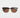 Gucci Square Frame Sunglasses GG0382S 002 | Marc Samuels Jewelers Dallas