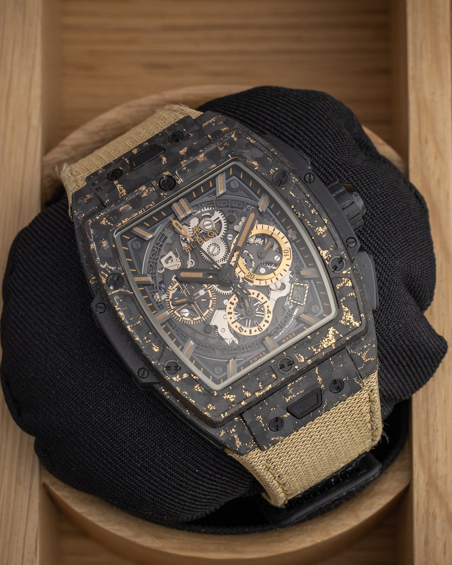 Hublot Spirit of Big Bang Carbon Gold Tiger | DFW Hublot – Marc