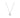 White Gold Hex Halo Solitaire Pendant Necklace | Marc Samuels Dallas