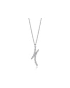 Tacori Pear Diamond Pendant White Gold | Marc Samuels Dallas