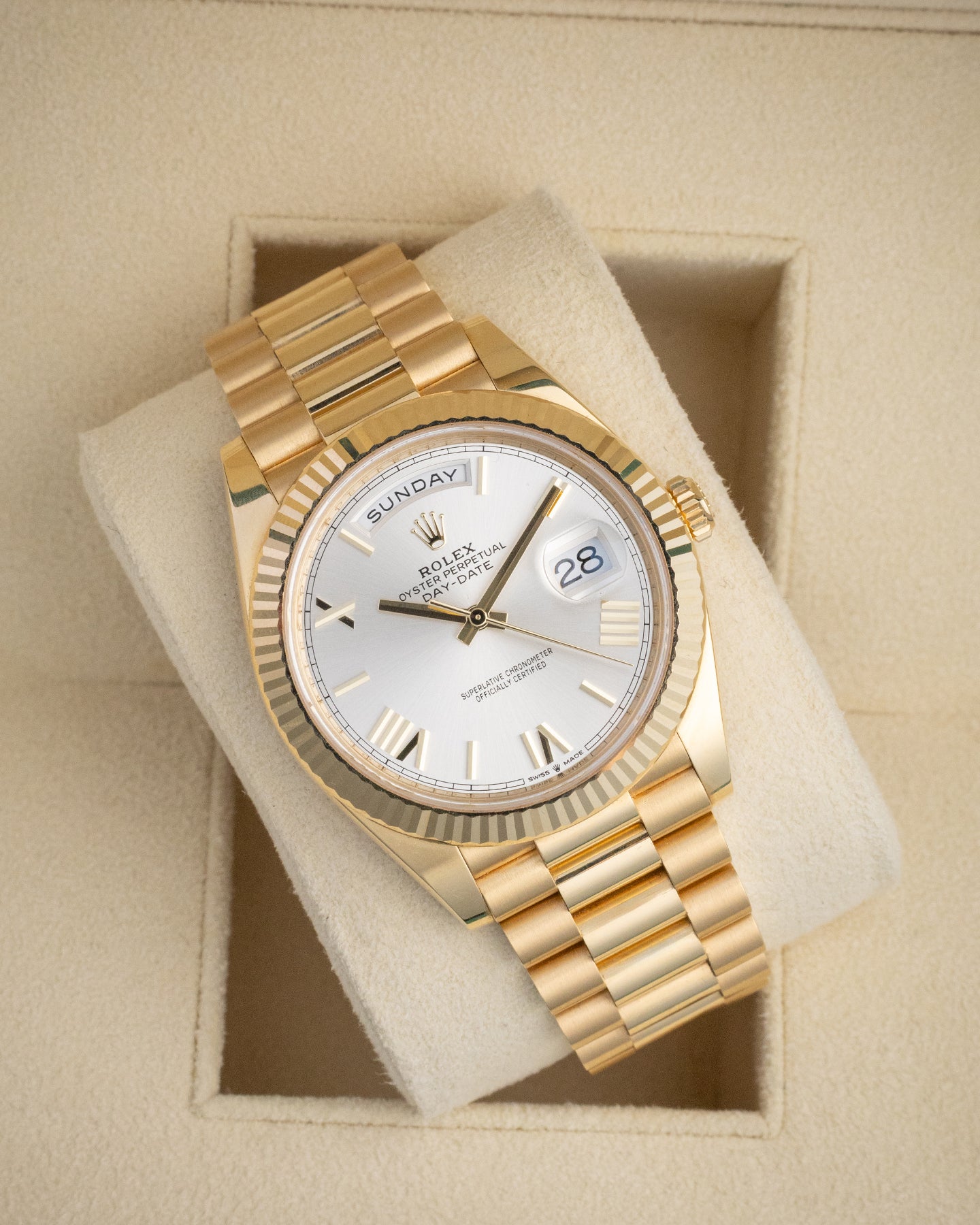 タイムセール Yellow Gold Rolex Day Date President 40mm | 228238 SX