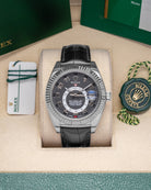 42mm White Gold Rolex Sky Dweller 326139 Black Dial at Marc Samuels Jewelers Dallas