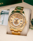 Yellow Gold Rolex Sky-Dweller 326938 Watch at Marc Samuels Jewelers Dallas