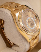 Yellow Gold Rolex Sky-Dweller 326938 Watch at Marc Samuels Jewelers Dallas