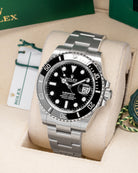 Steel Black Rolex Submariner 126610LN at Marc Samuels Jewelers Dallas