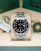 Steel Black Rolex Submariner 126610 Watch at Marc Samuels Jewelers Dallas