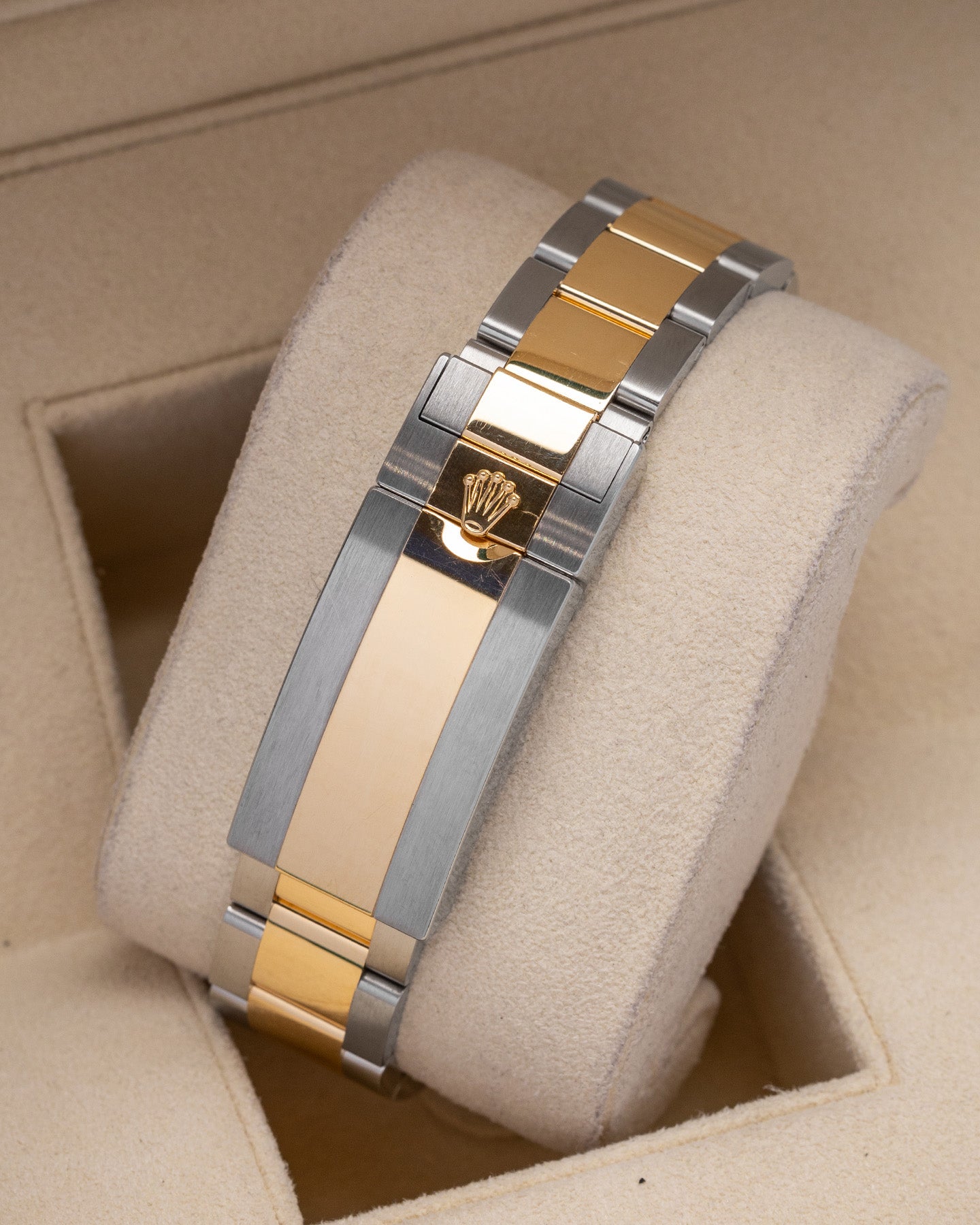 Two Tone Yellow Gold Rolex Submariner Bluesy 126613 Watch at Marc Samuels Jewelers Dallas