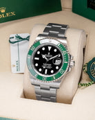 Steel Rolex Submariner Starbucks 126610LV at Marc Samuels Jewelers Dallas