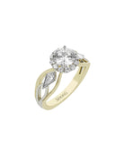 Round-Cut Halo Engagement Ring LR2970-A | Marc Samuels Dallas