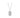 Shy Creation Diamond Dog Tag Necklace White Gold | Marc Samuels Dallas