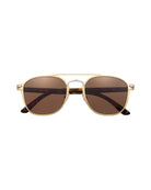 Brown Rectangular Signature C de Cartier Sunglasses ESW00294