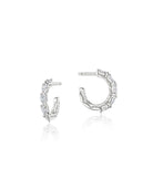 Tacori Small Hoop Earrings White Gold | Marc Samuels Dallas