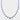 Cushion sapphire and diamond cluster tennis necklace 30.20ct 14k white gold at Marc Samuels Jewelers Dallas
