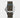 reverse layout of a dark brown, grey, and beige striped polyamide NATO strap highlighting the sandblasted titanium pin buckle clasp engraved with the Omega insignia