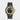 Front view of a pre-owned 2023 Breitling Superocean Automatic 42 N17375201L1S1 featuring a bronze case, green dial with white chapter ring, black ceramic bezel inlay, and green rubber strap at Marc Samuels Jewelers in Dallas