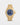 Preowned Rolex Yacht-Master 40 reference 16628 in solid 18k yellow gold featuring a sunbeam blue dial and red text at Marc Samuels Jewelers in Dallas