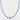 24.82ct oval blue sapphire and diamond halo tennis necklace at Marc Samuels Jewelers Dallas